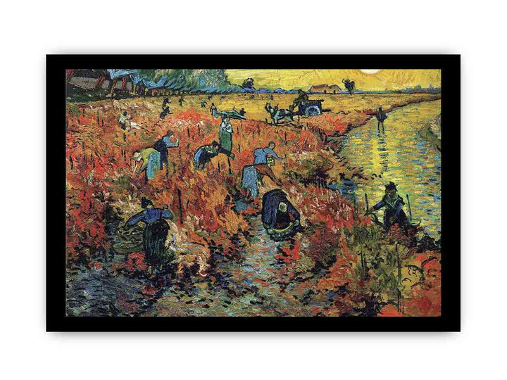 The Red Vineyard / Red Vineyard at Arles (Montmajour)