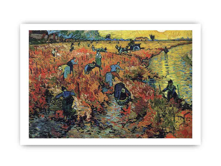 The Red Vineyard / Red Vineyard at Arles (Montmajour)