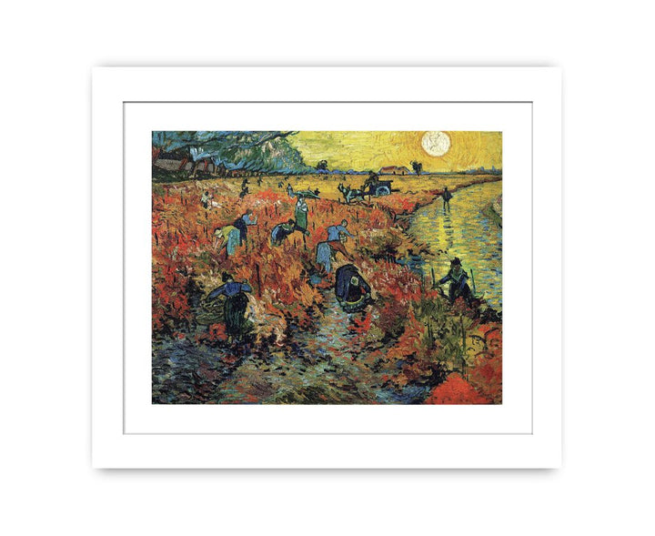 The Red Vineyard / Red Vineyard at Arles (Montmajour)