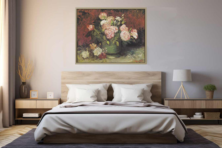 Bowl with Peonies and Roses