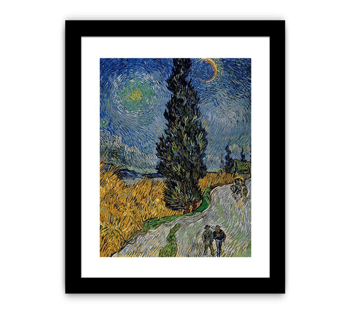 Vincent van Gogh - Road with Cypress and Star