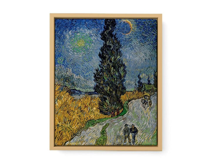 Vincent van Gogh - Road with Cypress and Star