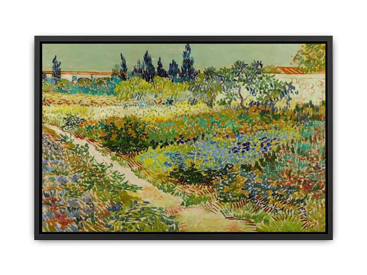 Garden At Arles By Van Gogh