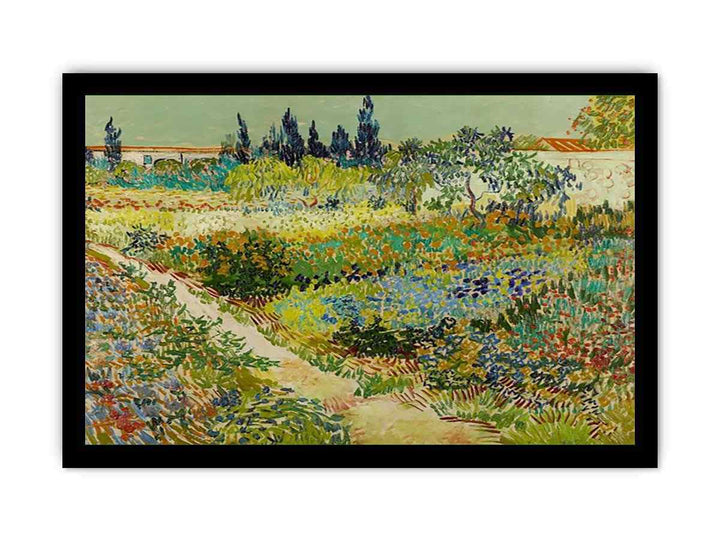 Garden At Arles By Van Gogh