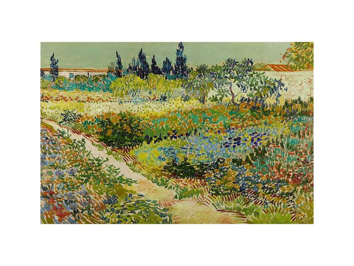 Garden At Arles By Van Gogh