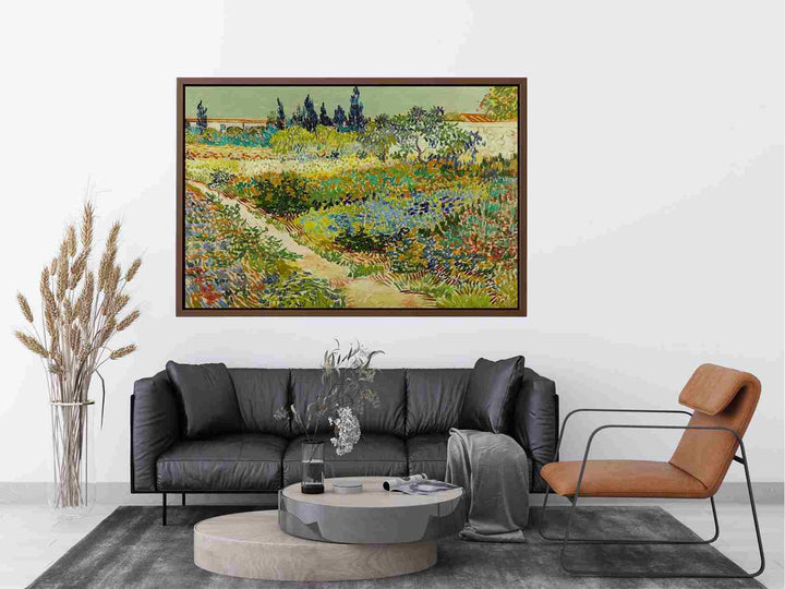 Garden At Arles By Van Gogh
