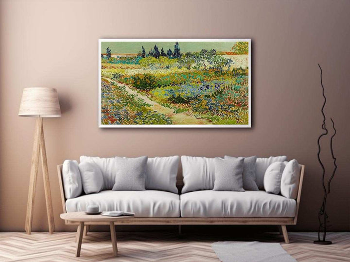 Garden At Arles By Van Gogh