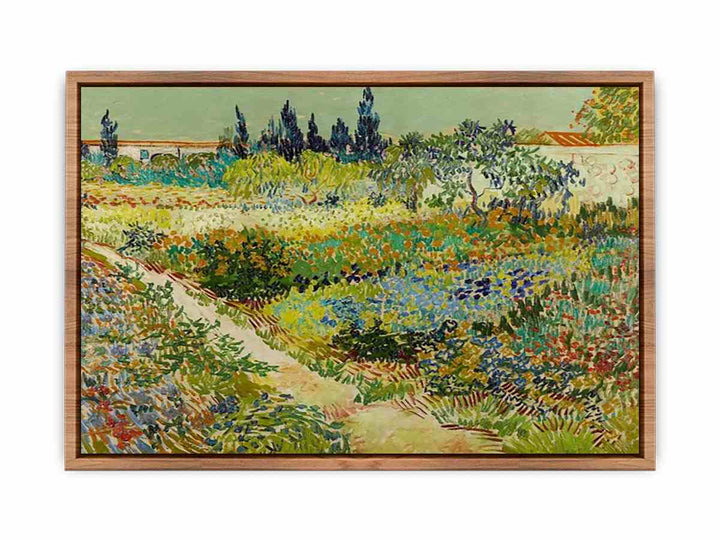 Garden At Arles By Van Gogh