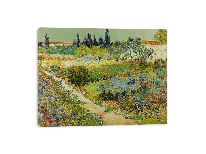 Garden At Arles By Van Gogh