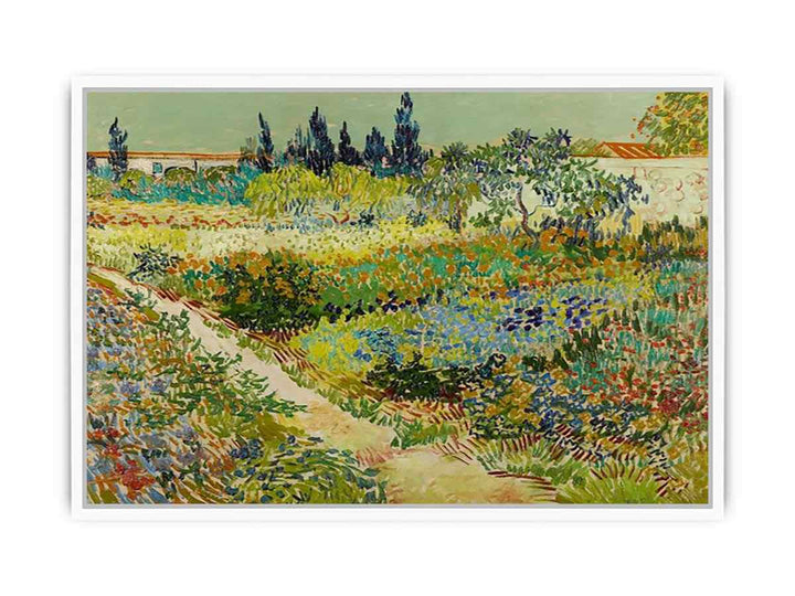 Garden At Arles By Van Gogh