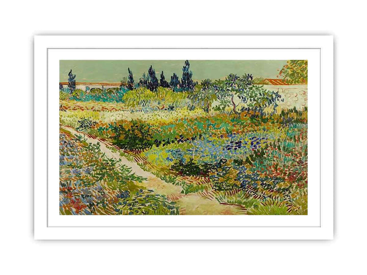 Garden At Arles By Van Gogh