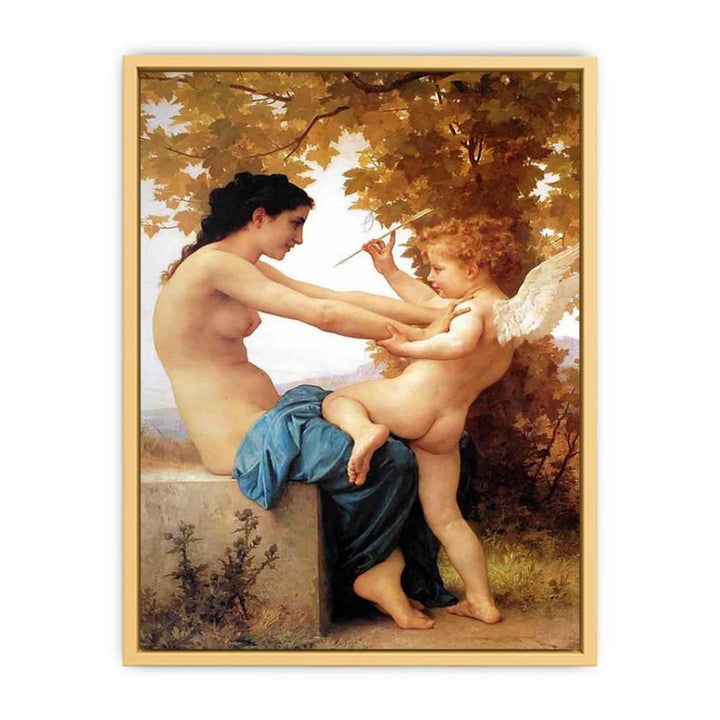 Young Girl Defending Herself against Eros 1880