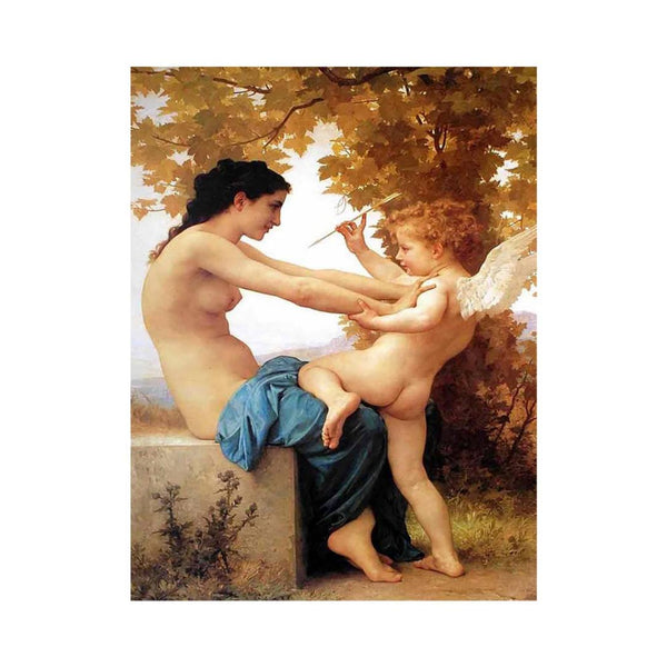 Young Girl Defending Herself against Eros 1880