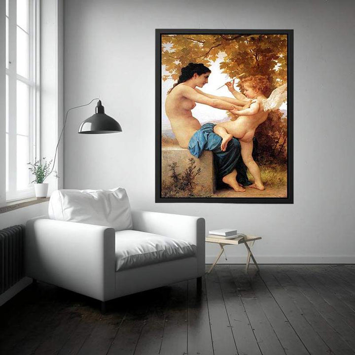 Young Girl Defending Herself against Eros 1880