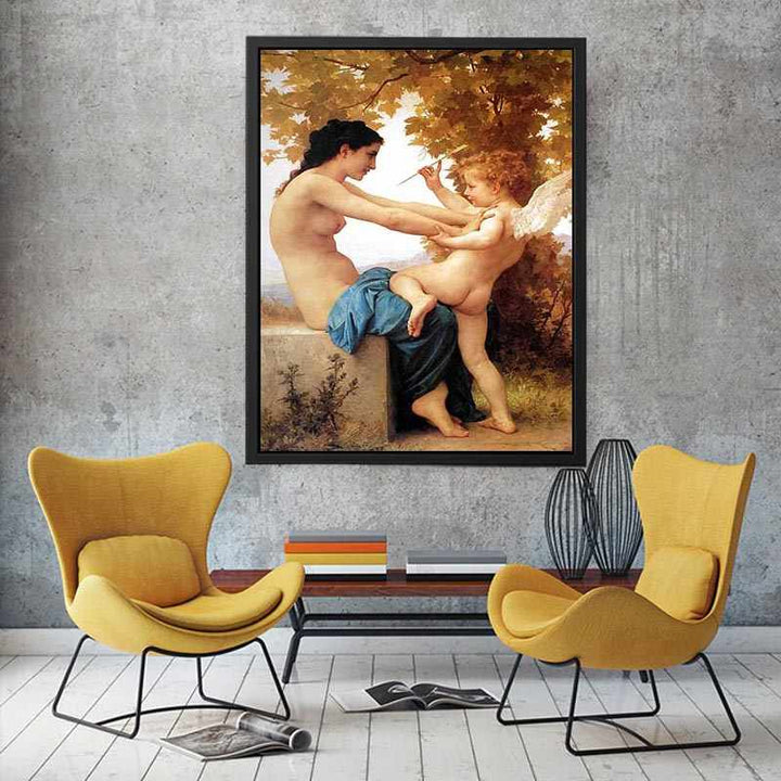 Young Girl Defending Herself against Eros 1880
