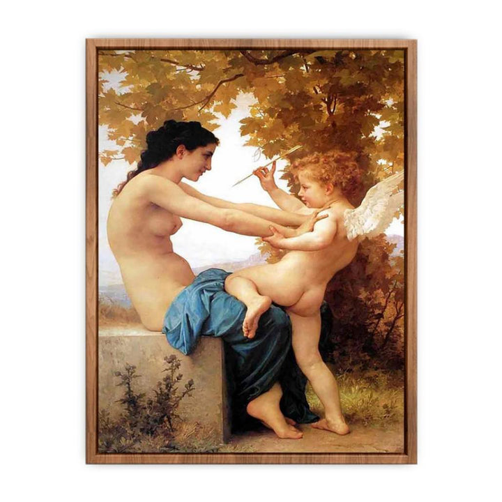 Young Girl Defending Herself against Eros 1880