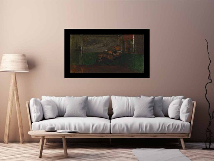 Young Man Reading