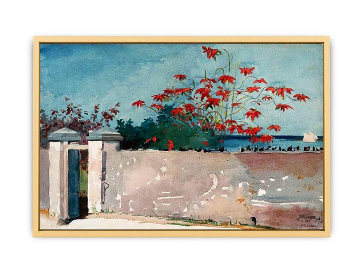 A Wall, Nassau Streched canvas