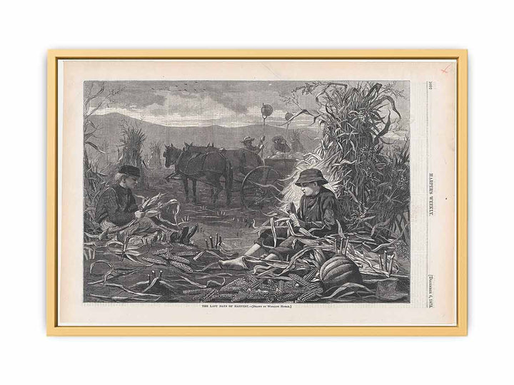 The Last Days of Harvest – Drawn by Winslow Homer