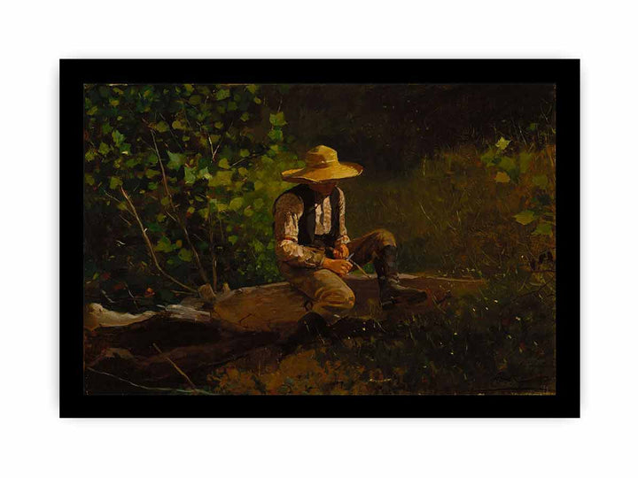 The whittling Boy