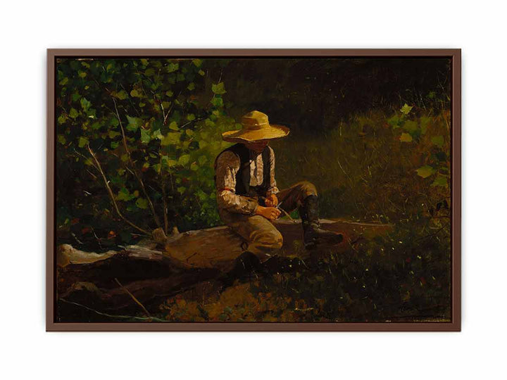 The whittling Boy