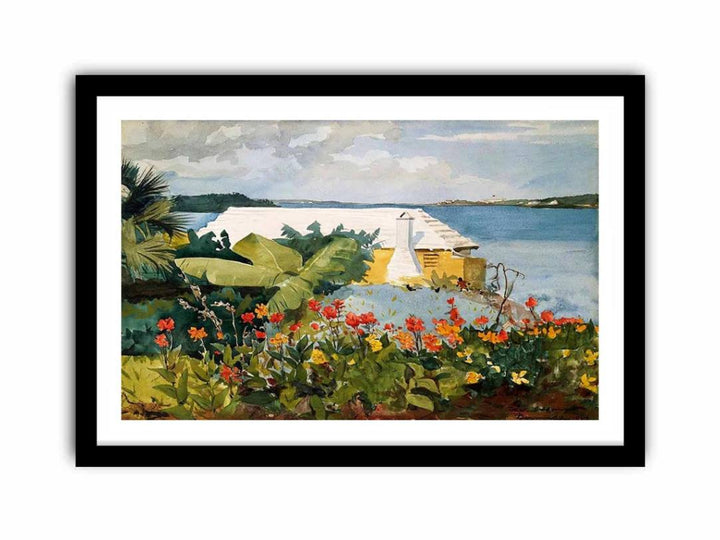 Flower Garden and Bungalow, Bermuda