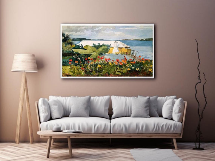 Flower Garden and Bungalow, Bermuda