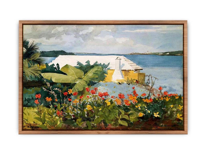 Flower Garden and Bungalow, Bermuda