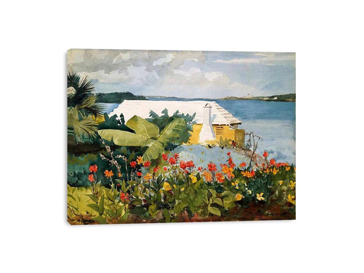 Flower Garden and Bungalow, Bermuda
