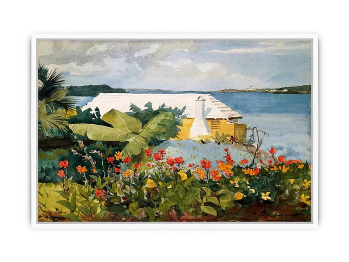 Flower Garden and Bungalow, Bermuda