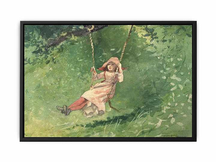 Girl on a Swing