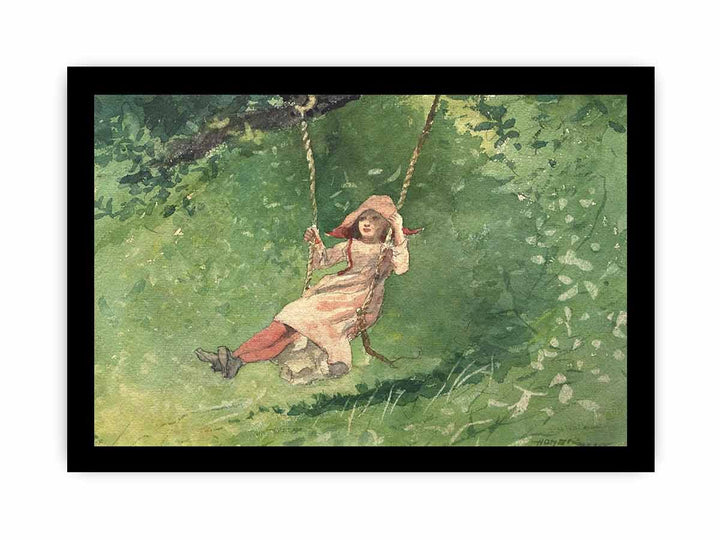 Girl on a Swing