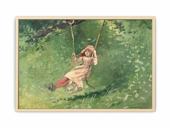 Girl on a Swing