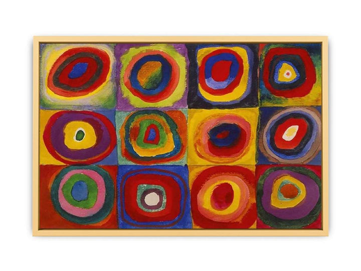 Squares with Concentric Rings