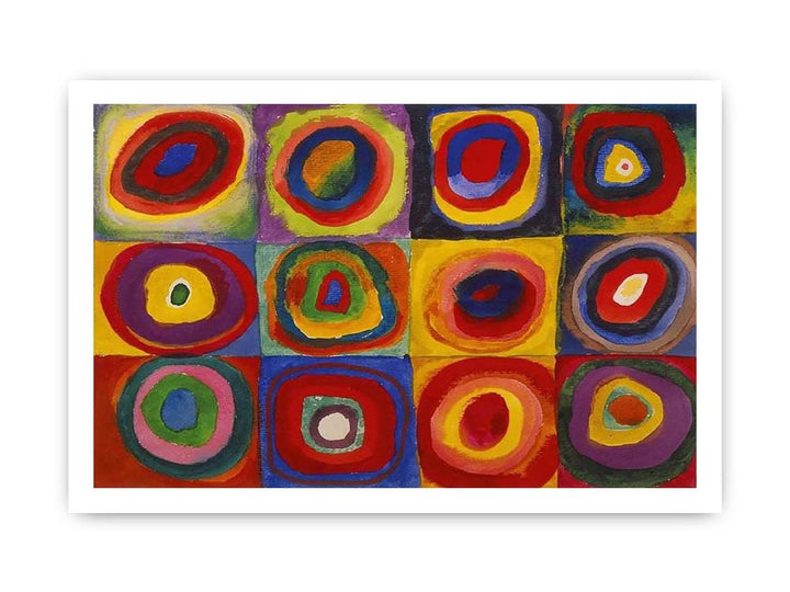 Squares with Concentric Rings