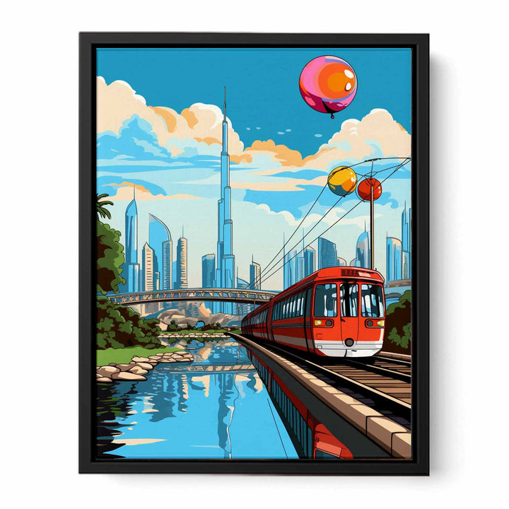 Dubai Pop Art Poster
