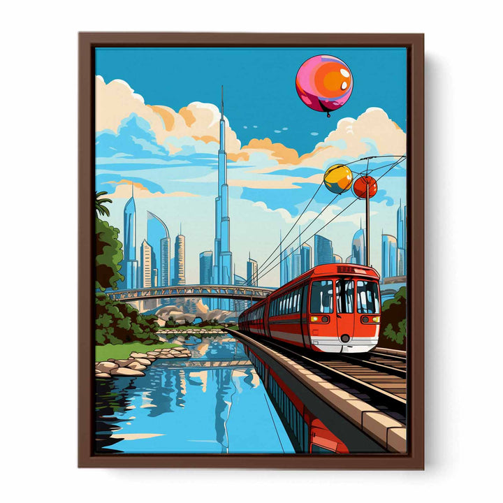 Dubai Pop Art Poster