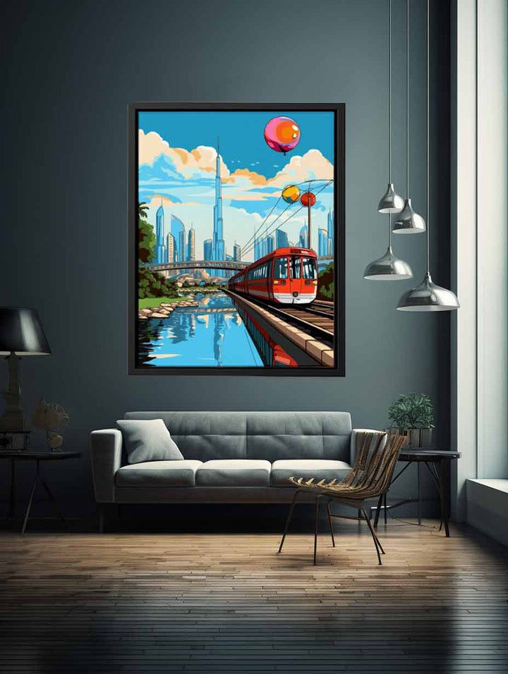 Dubai Pop Art Poster