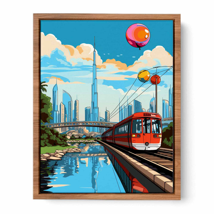 Dubai Pop Art Poster