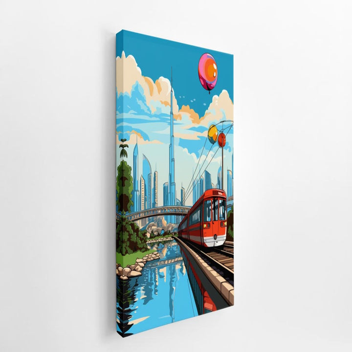 Dubai Pop Art Poster