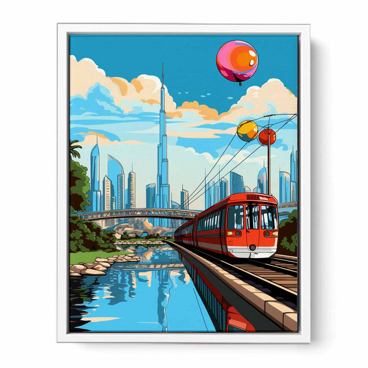 Dubai Pop Art Poster