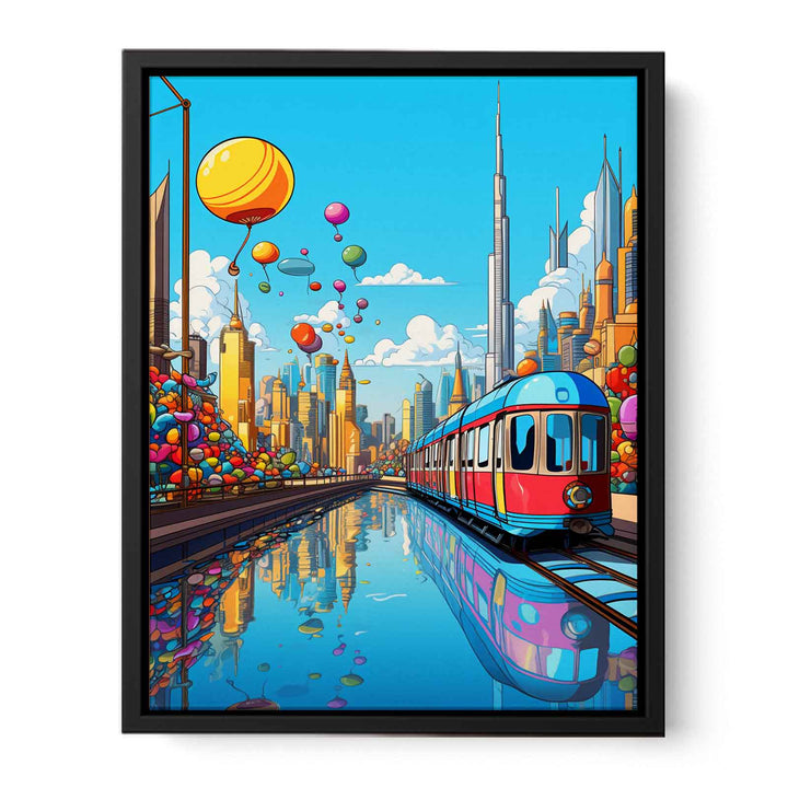 Dubai Pop Art Poster 2