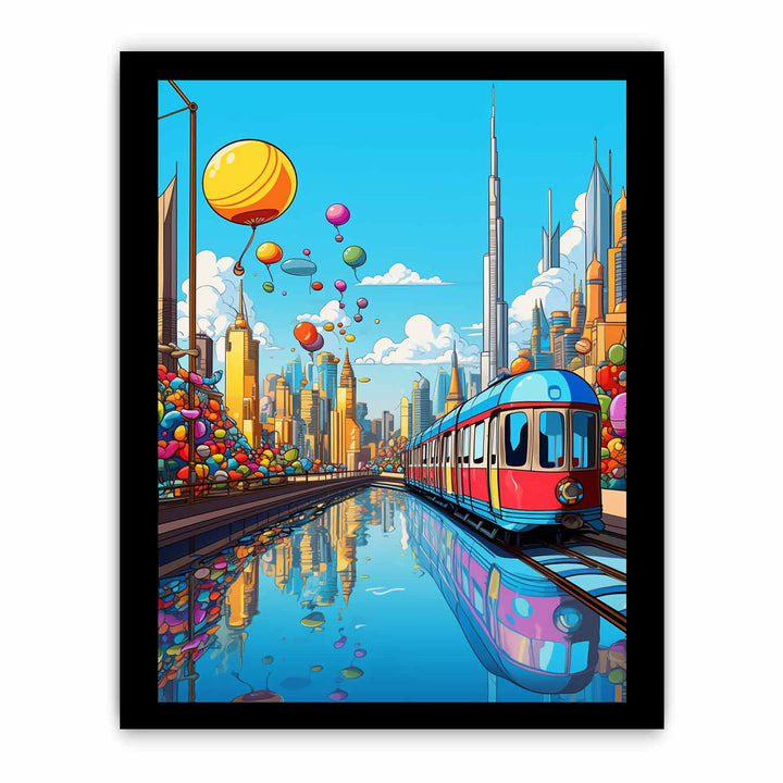 Dubai Pop Art Poster 2