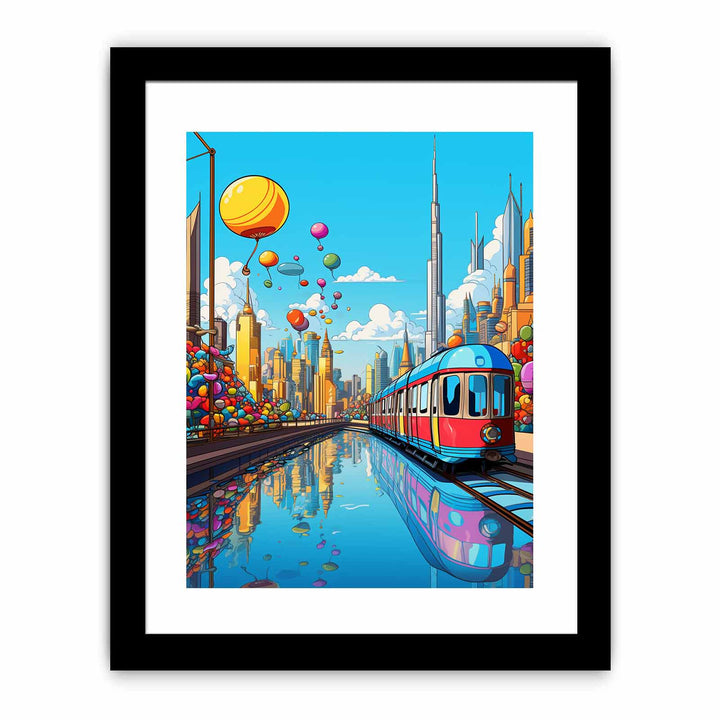 Dubai Pop Art Poster 2