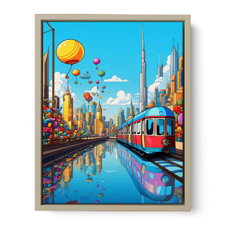 Dubai Pop Art Poster 2