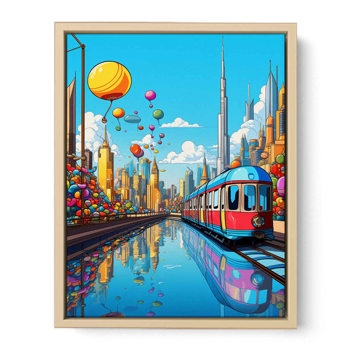 Dubai Pop Art Poster 2