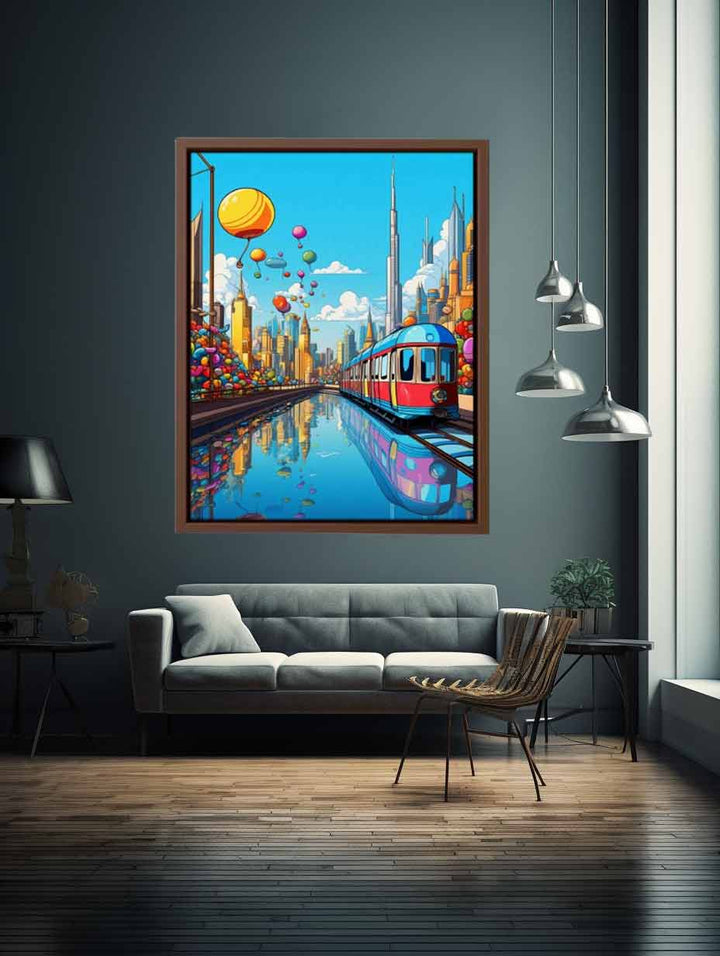 Dubai Pop Art Poster 2