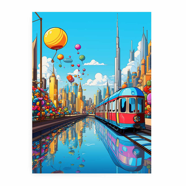 Dubai Pop Art Poster 2