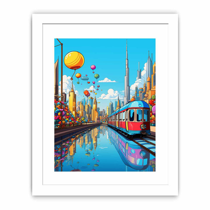 Dubai Pop Art Poster 2