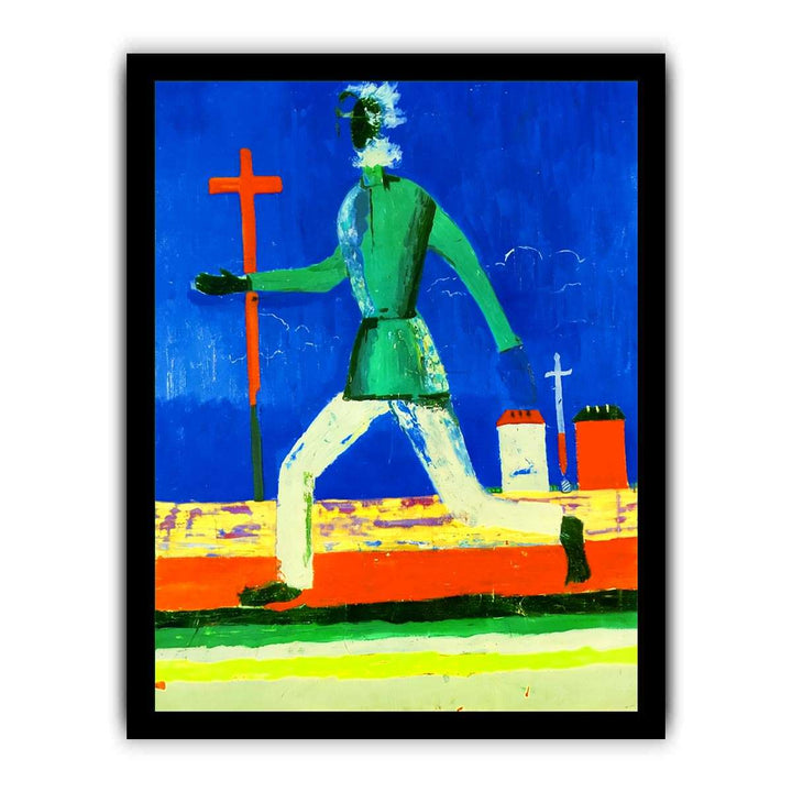 Running Man by  Kasimir Malevich